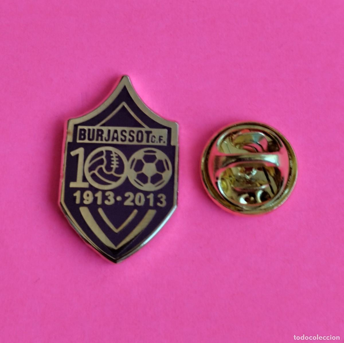 Pins de colecci&oacute;n: PIN FUTBOL - ESMALTE - CENTENARIO CATEGORIA NACIONAL - BURJASSOT C.F. - BURJASSOT - VALENCIA