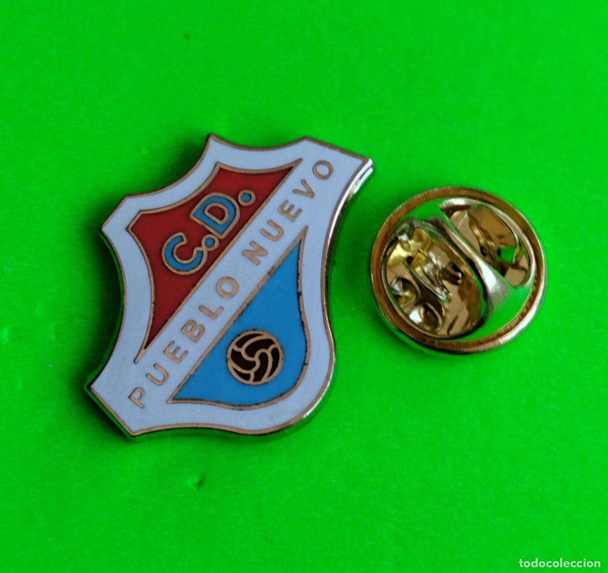 Pins de colecci&oacute;n: PIN FUTBOL - ESMALTE - C.D. PUEBLO NUEVO - MADRID