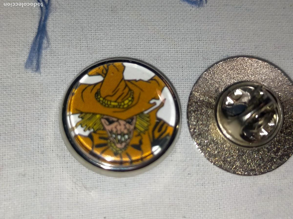 Pins de cole&ccedil;&atilde;o: PIN REDONDO METAL - personajes malos y buenos de SUPER HEROES SUPERHEROES COMIC el espantap&aacute;jaros