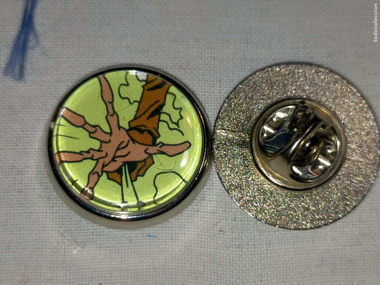 Pins de colecci&oacute;n: PIN REDONDO METAL - personajes malos y buenos de SUPER HEROES SUPERHEROES COMIC el espantap&aacute;jaros