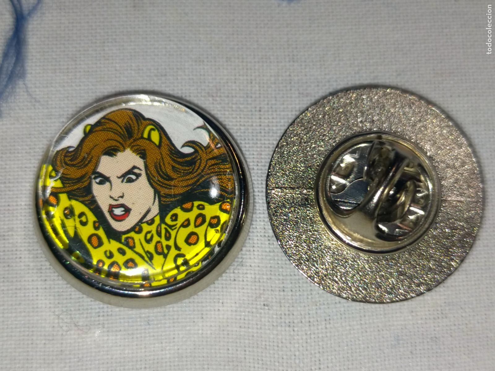 Pin's de collection: PIN REDONDO METAL - personajes malos y buenos de SUPER HEROES SUPERHEROES COMIC Cheetah