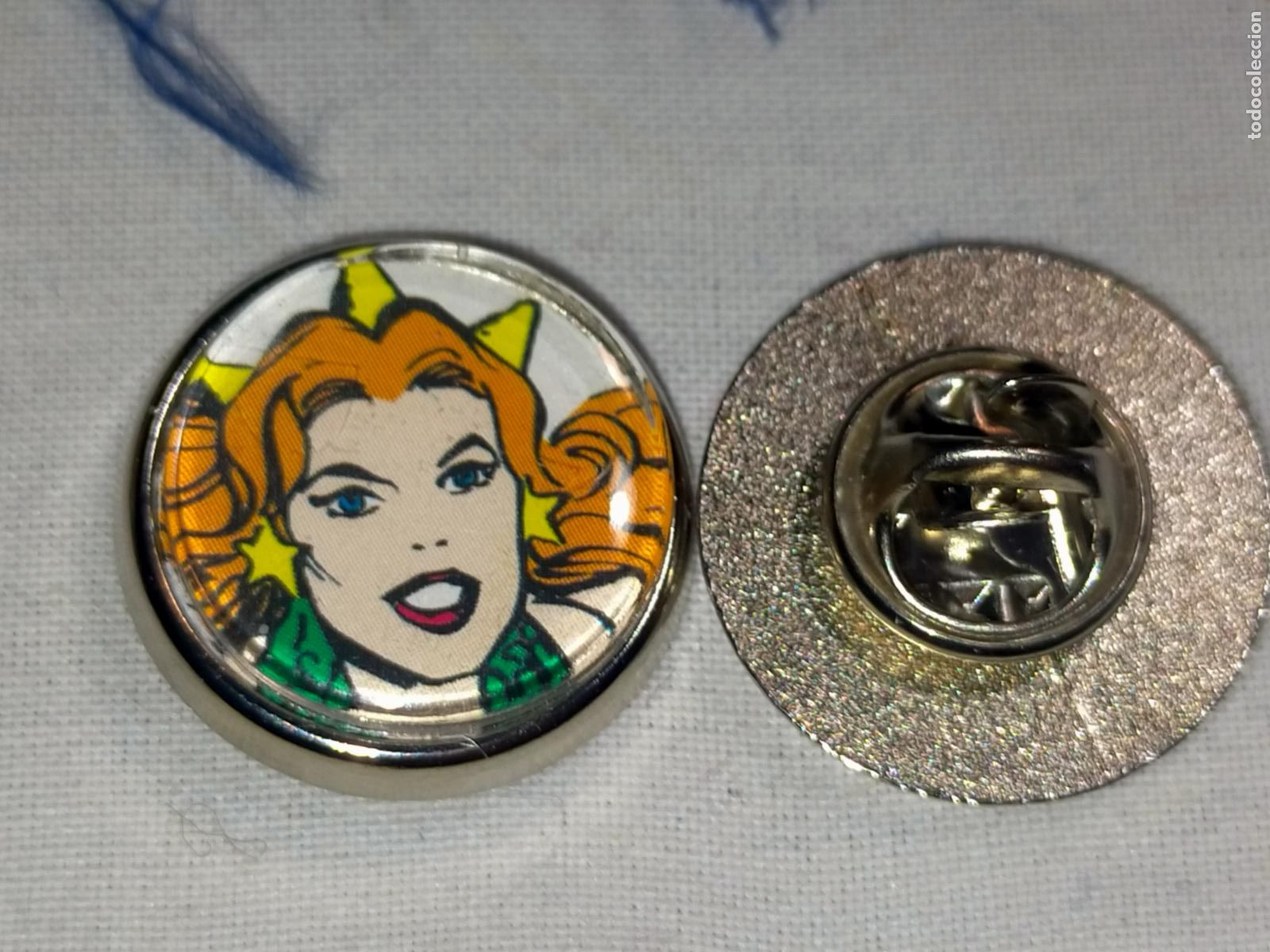 Pins de cole&ccedil;&atilde;o: PIN REDONDO METAL - malos y buenos de SUPER HEROES SUPERHEROES COMIC personaje mera