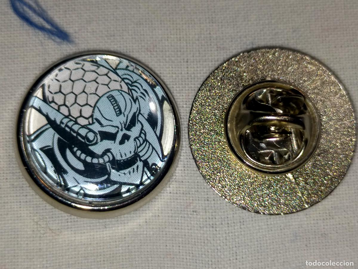 Pin's de collection: PIN REDONDO METAL - malos y buenos de SUPER HEROES SUPERHEROES COMIC personaje brainiac