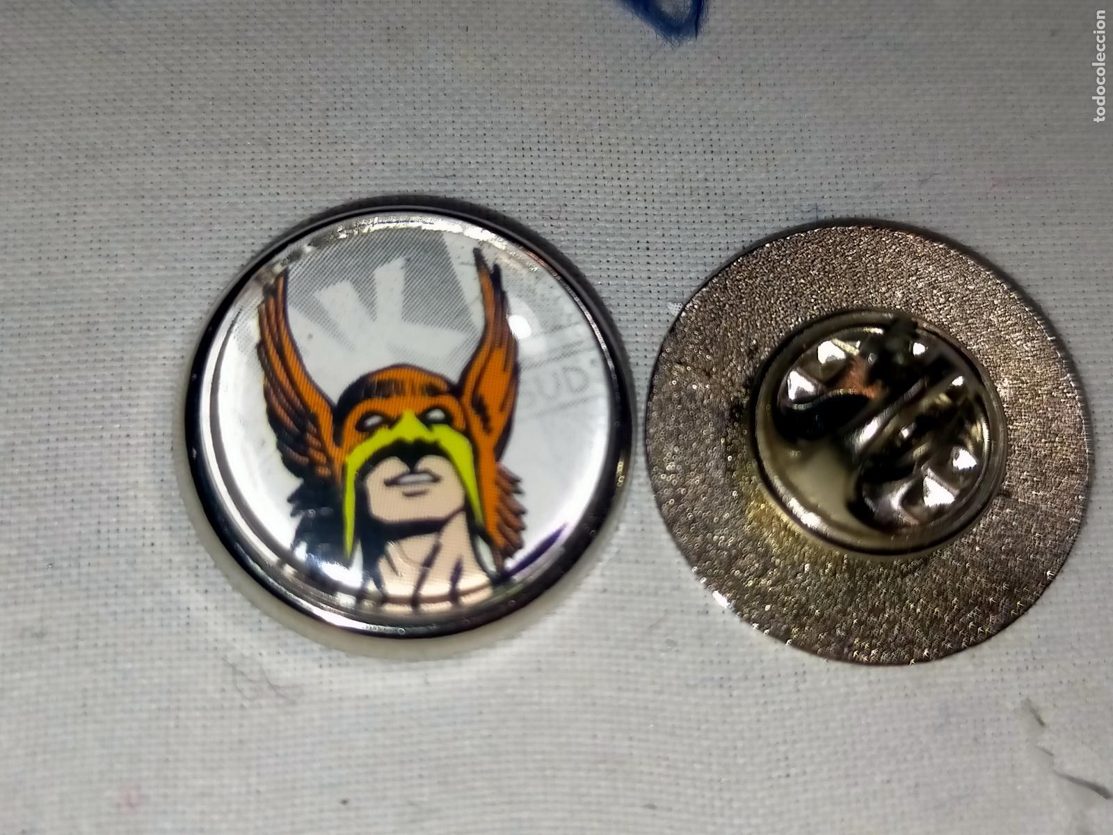 Pins de colecci&oacute;n: PIN REDONDO METAL - malos y buenos de SUPER HEROES SUPERHEROES COMIC personaje hawkman