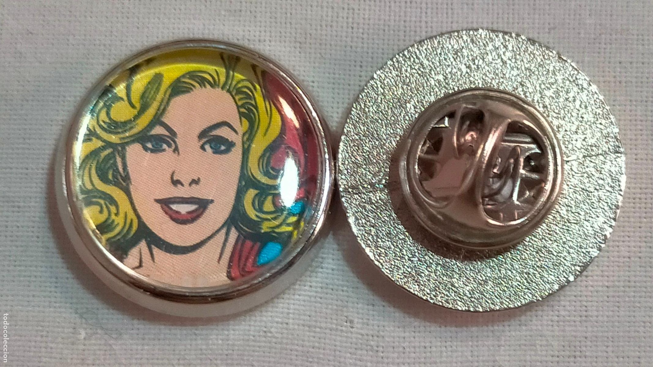 Pins de cole&ccedil;&atilde;o: PIN REDONDO METAL - malos y buenos de SUPER HEROES SUPERHEROES COMIC personaje ficci&oacute;n