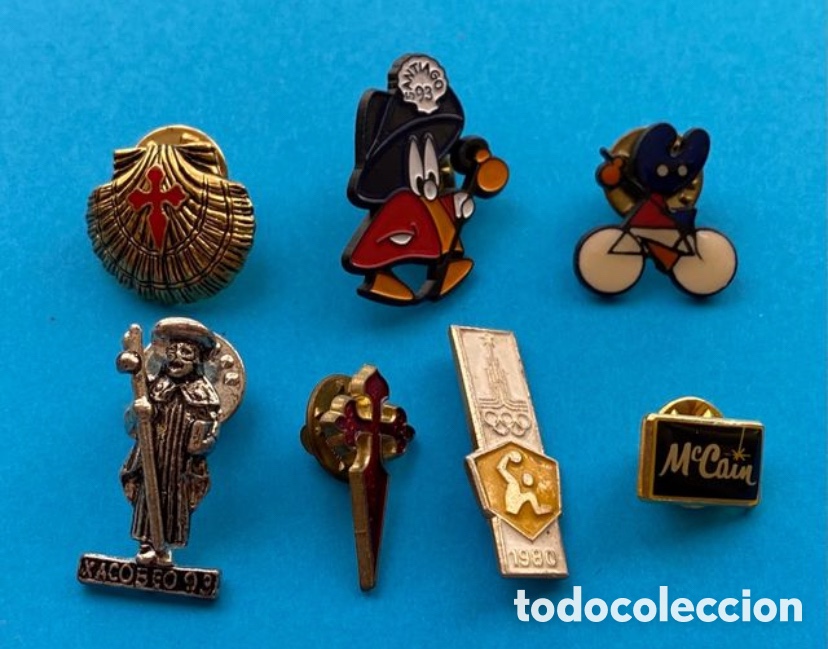 Pins de colecci&oacute;n: LOTE OCHO PINS VARIOS - Foto 1