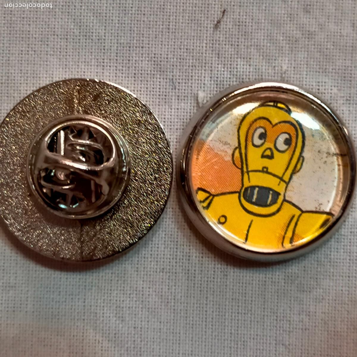 Pins de cole&ccedil;&atilde;o: pin redondo metal - la guerra de las galaxias - droids - star wars
