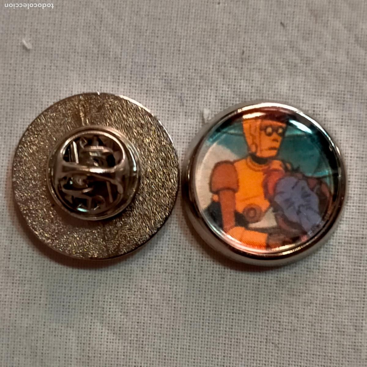 Pins de cole&ccedil;&atilde;o: pin redondo metal - la guerra de las galaxias - droids - star wars