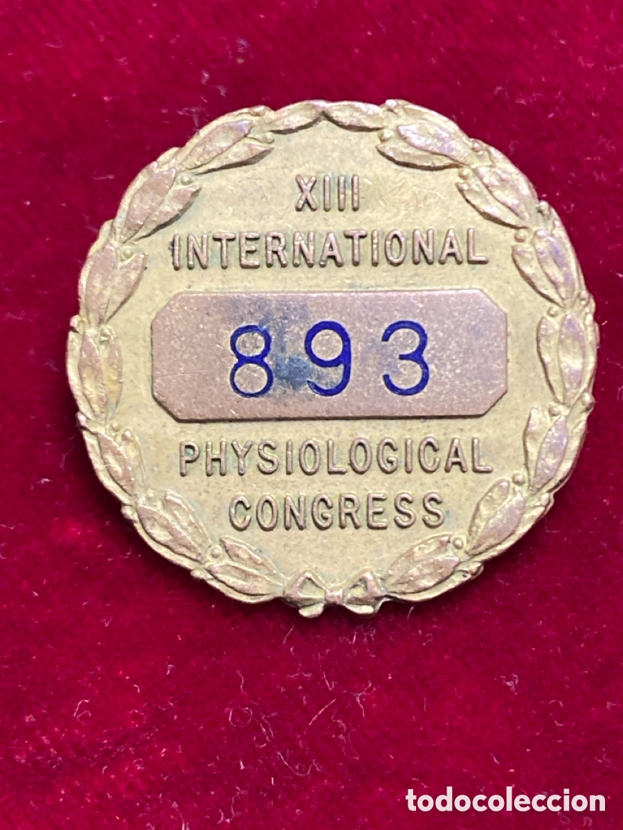 Pins de colecci&oacute;n: Physiological congress Boston 1929 - Foto 2