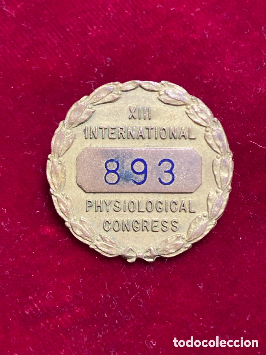Pins de colecci&oacute;n: Physiological congress Boston 1929 - Foto 1