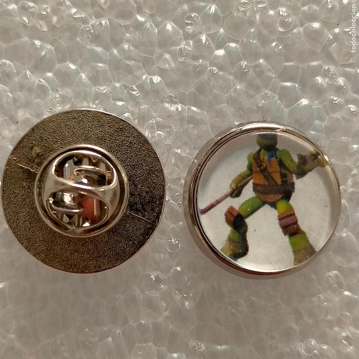 Pins de cole&ccedil;&atilde;o: PIN REDONDO METAL - comic tebeos juegos juguetes tortugas ninja
