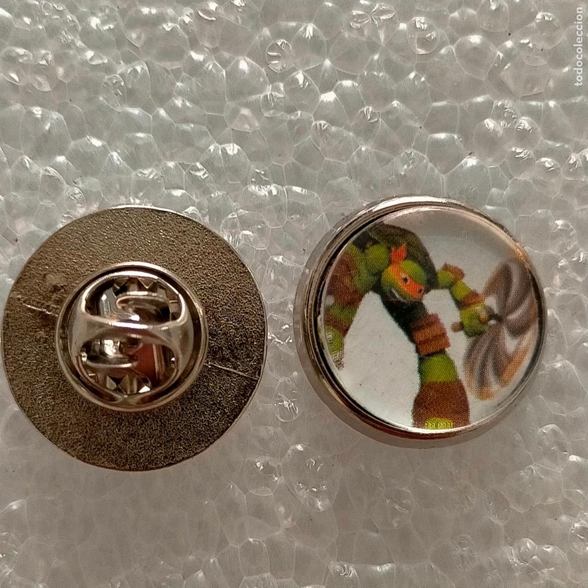Sammlung von Pins: PIN REDONDO METAL - comic tebeos juegos juguetes tortugas ninja