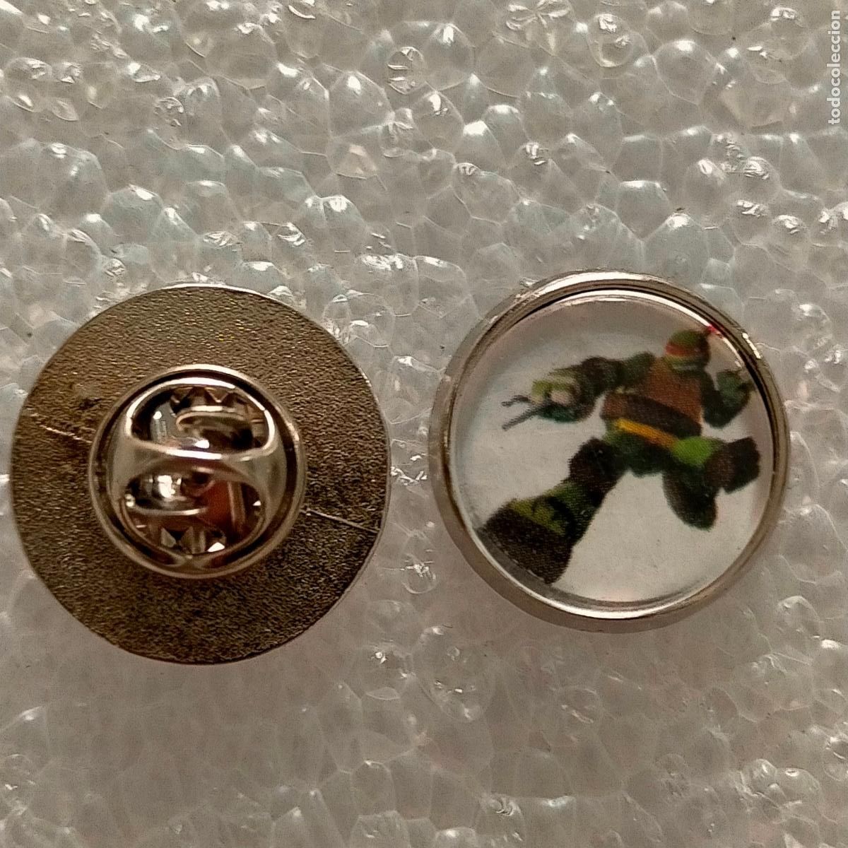 Collection pins: PIN REDONDO METAL - comic tebeos juegos juguetes tortugas ninja
