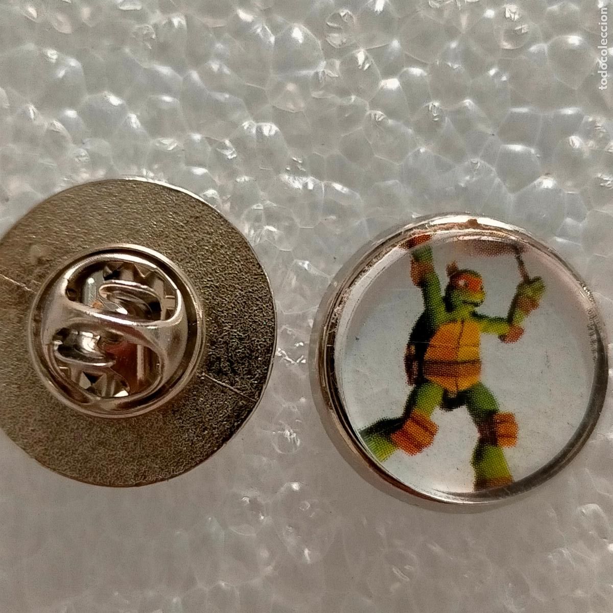 Pins de colecci&oacute;n: PIN REDONDO METAL - comic tebeos juegos juguetes tortugas ninja