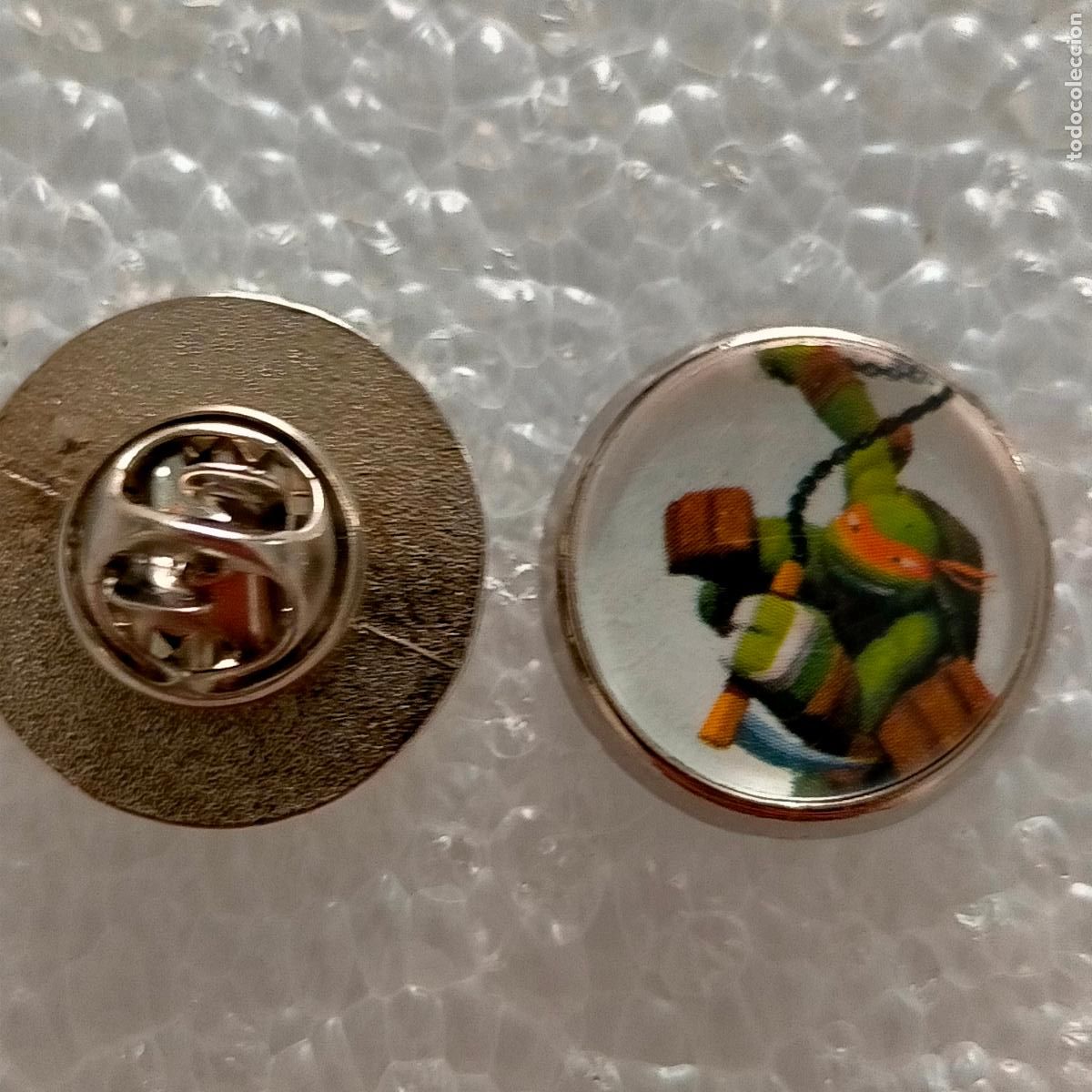 Pins de cole&ccedil;&atilde;o: PIN REDONDO METAL - comic tebeos juegos juguetes tortugas ninja