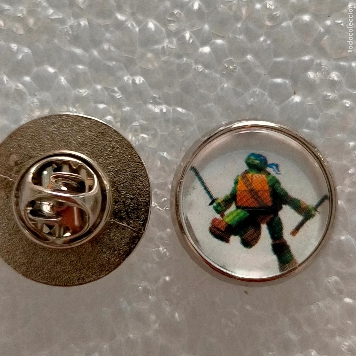 Pins de cole&ccedil;&atilde;o: PIN REDONDO METAL - comic tebeos juegos juguetes tortugas ninja