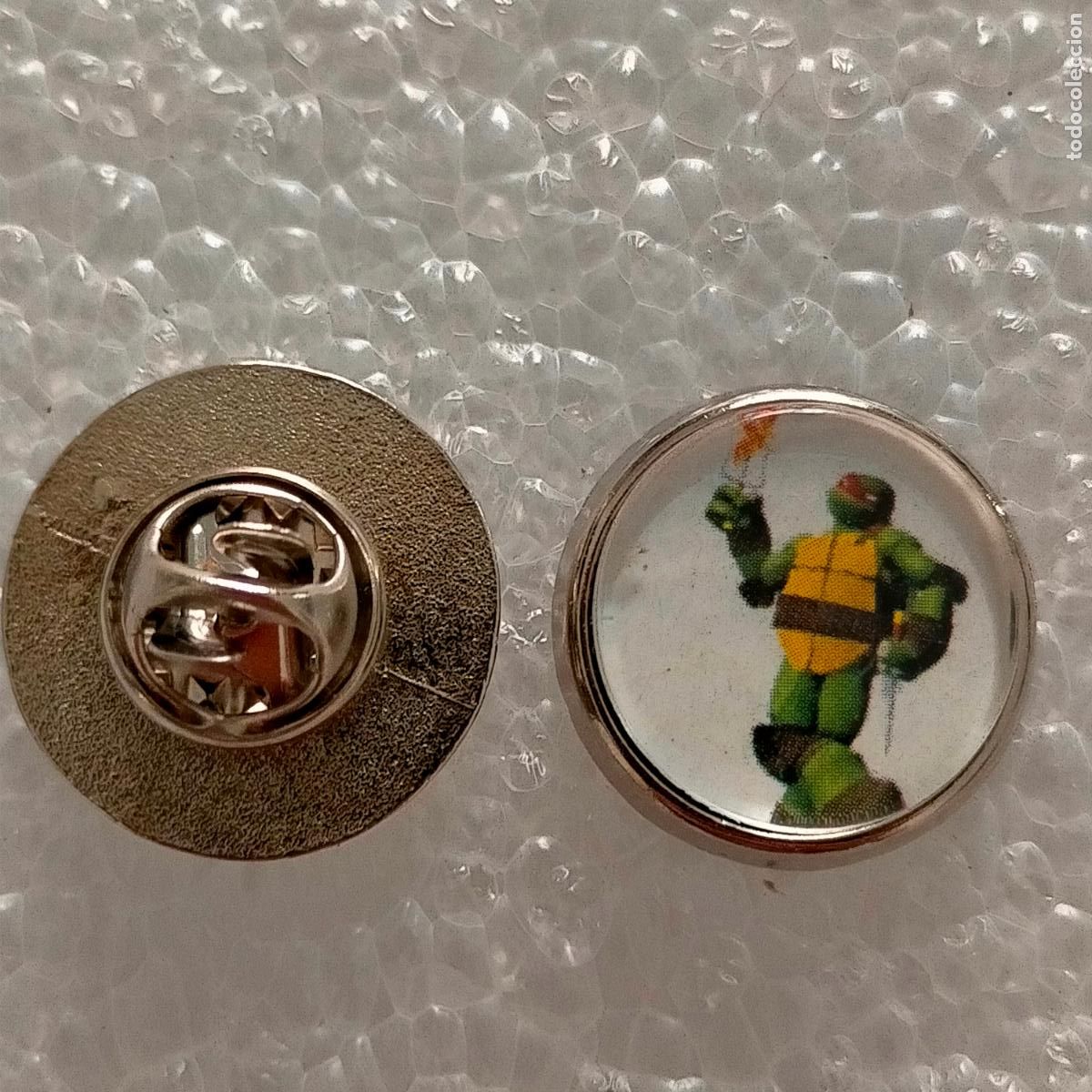 Sammlung von Pins: PIN REDONDO METAL - comic tebeos juegos juguetes tortugas ninja