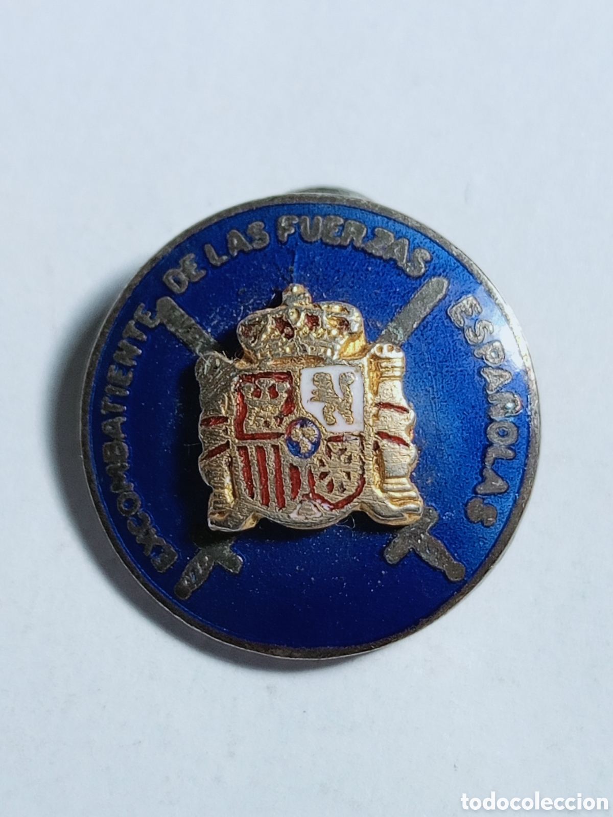 Pins de colecci&oacute;n: Antiguo Pin insignia militar ojal excombatiente de las fuerzas espa&ntilde;olas