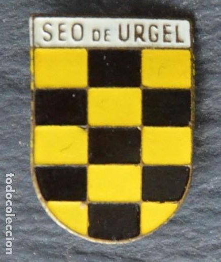 Pins de colecci&oacute;n: ANTIGUO PIN INSIGNIA DE AGUJA - SEO DE URGEL / SEU D&acute;URGELL (LLEIDA)