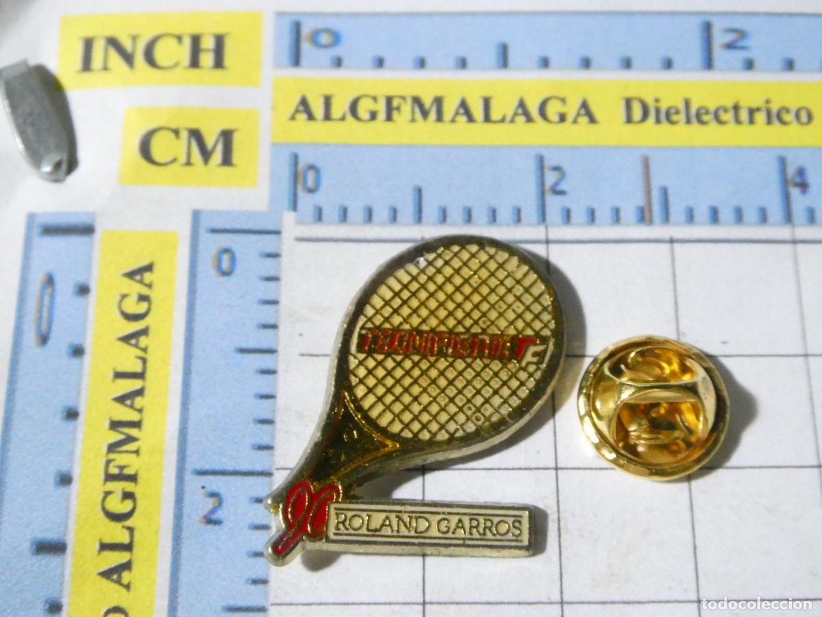 Pins de cole&ccedil;&atilde;o: PIN DE DEPORTES. TENIS ROLAND GARROS PARIS FRANCIA 1990 RAQUETA