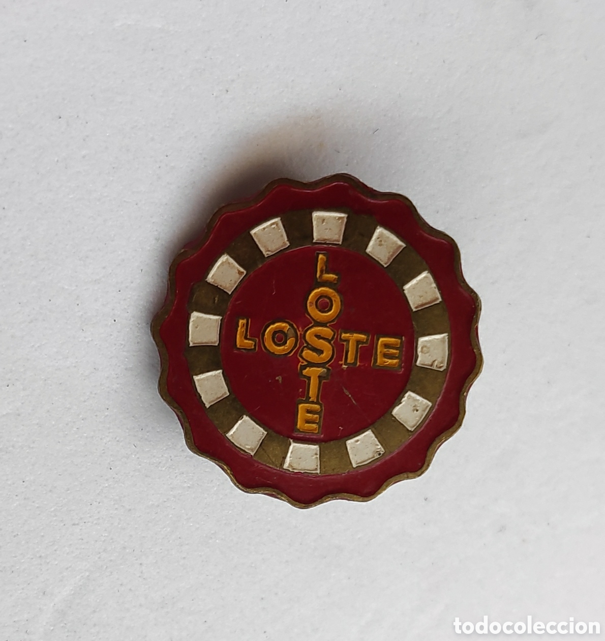 Collection pins: Antigua insignia pin de aguja Imperdible publicidad galletas loste