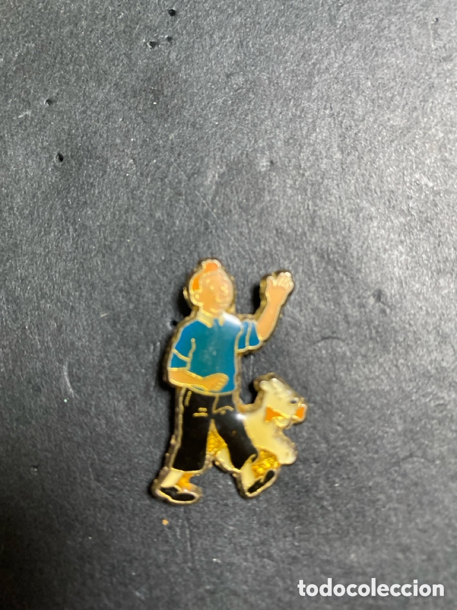 Pins de colecci&oacute;n: Pin Tint&iacute;n dibujos animados