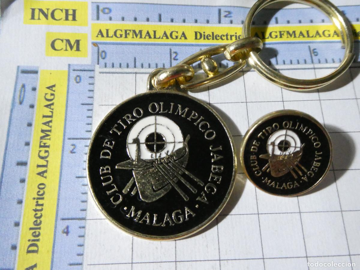 Pins de colecci&oacute;n: LLAVERO + PIN. CLUB DE TIRO OL&Iacute;MPICO J&Aacute;BEGA DE M&Aacute;LAGA
