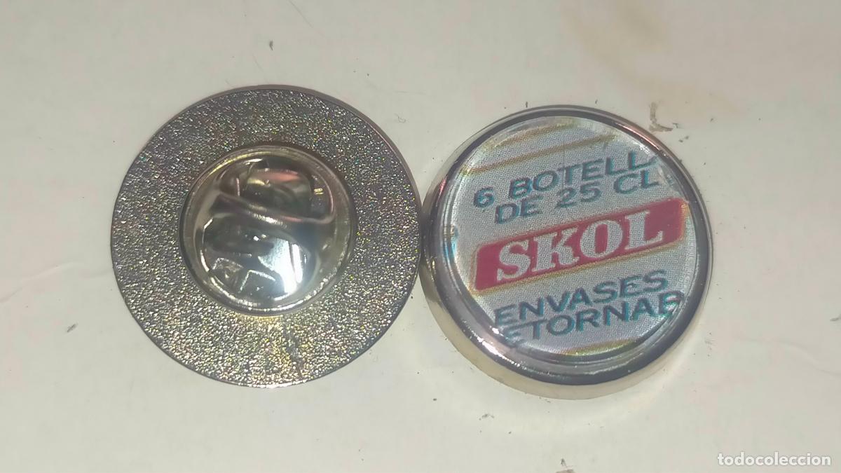 Pins e Spille di collezione: PIN REDONDO METAL - cerveza skol