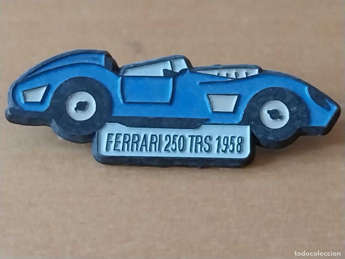 Pins de colecci&oacute;n: FERRARI TRS 250 1958 PIN PINCHO 3,5CM LARGO PINTURA LACADA A&Ntilde;OS 1990