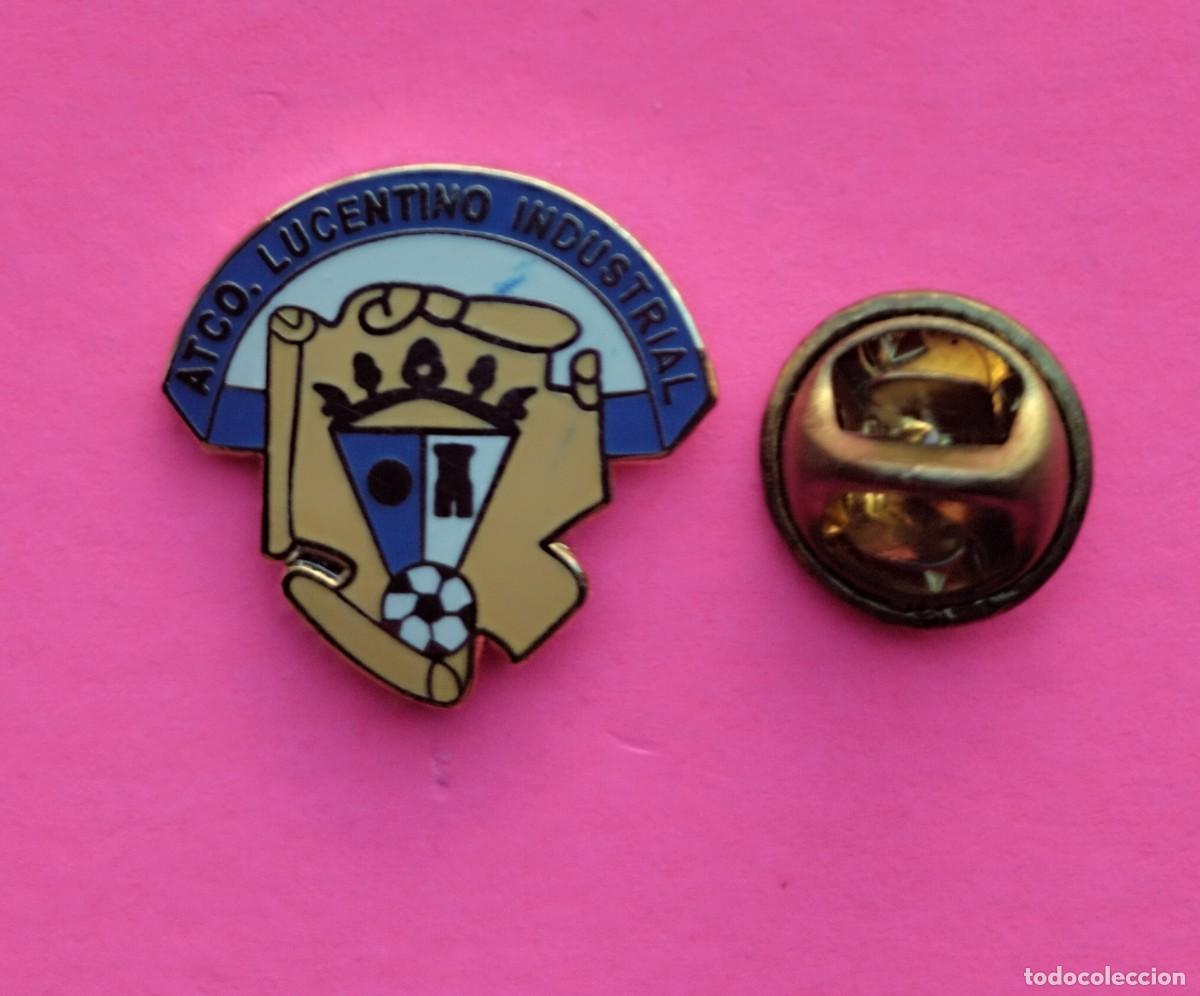 Pins de colecci&oacute;n: PIN FUTBOL - ESMALTE - ESCUDO ATLETICO LUCENTINO INDUSTRIAL - LUCENA - CORDOBA