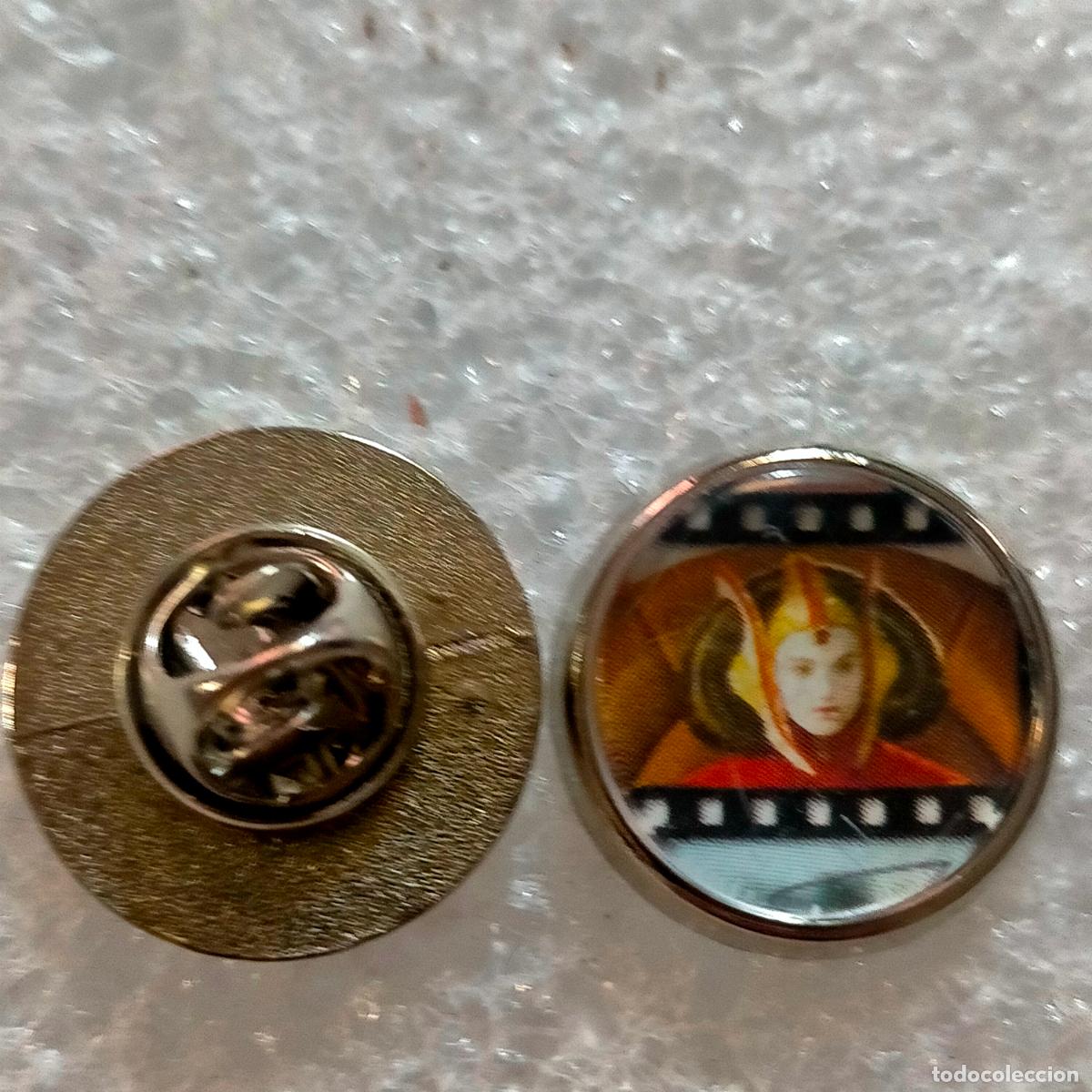 Pins de colecci&oacute;n: pin redondo metal - guerra de las galaxias - droids - star wars
