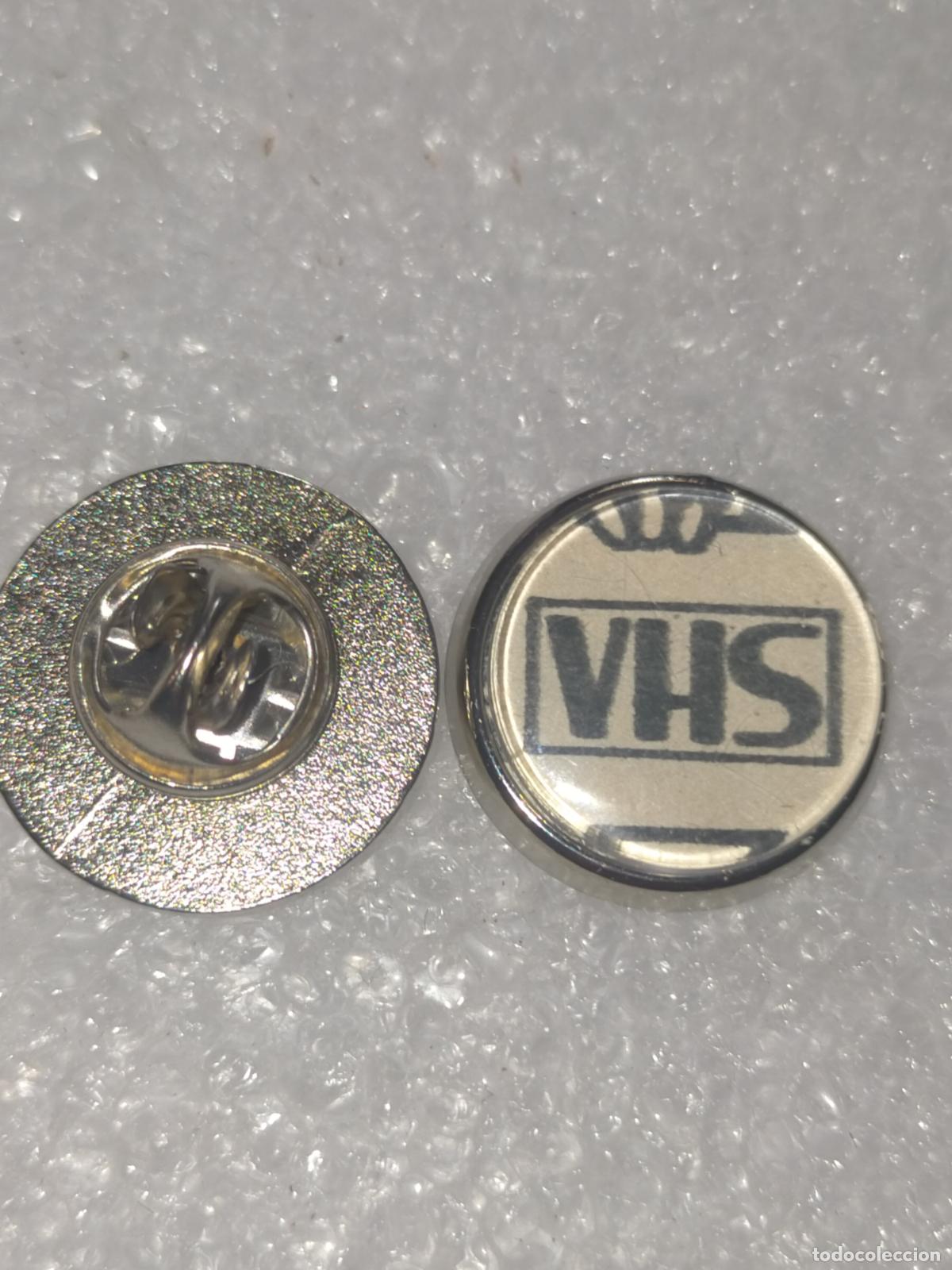 Collection pins: pin redondo metal - VHS cine cintas video