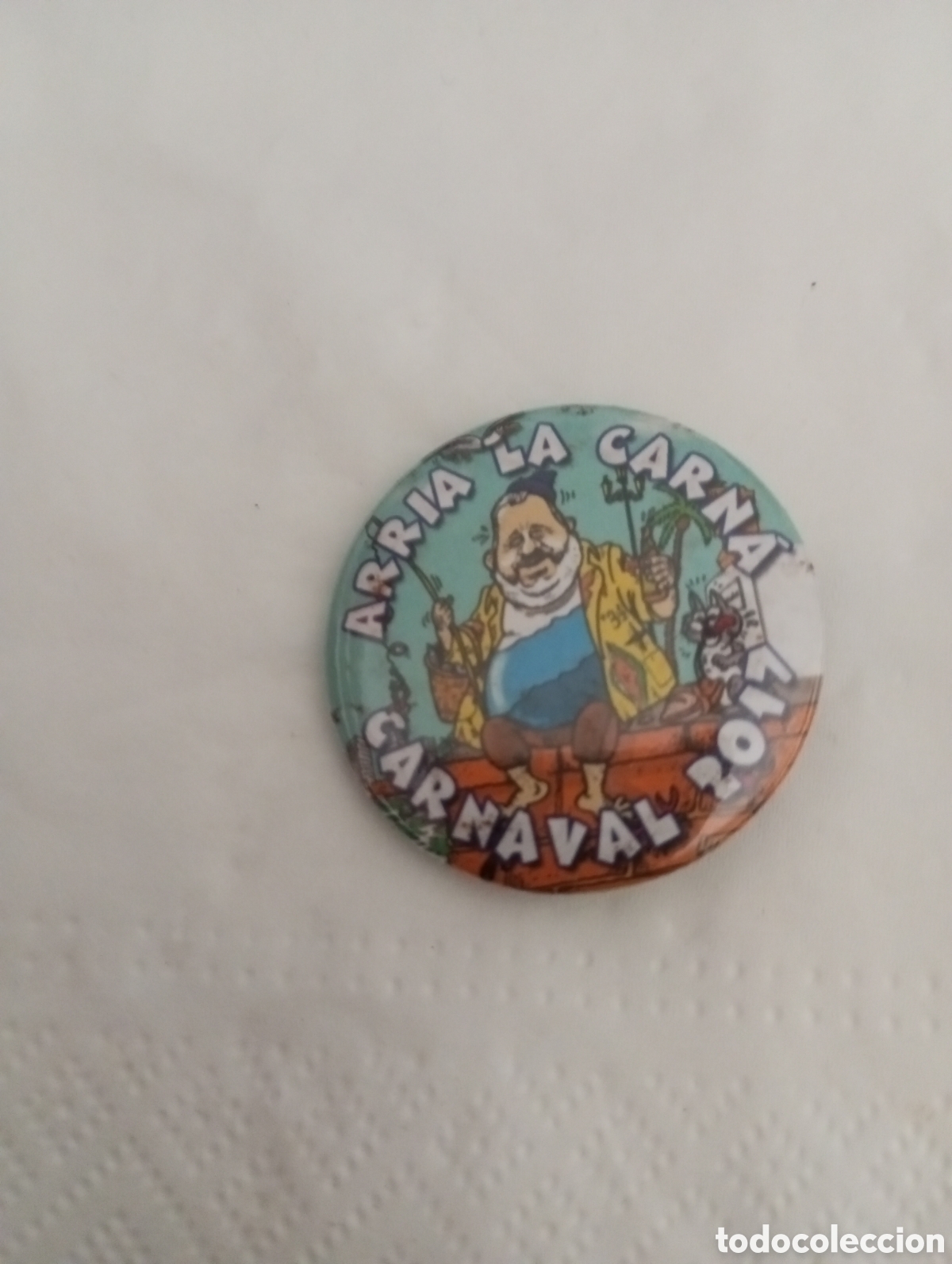 Pins de colecci&oacute;n: Carnaval de C&aacute;diz chapa chirigota arria la carna 2017