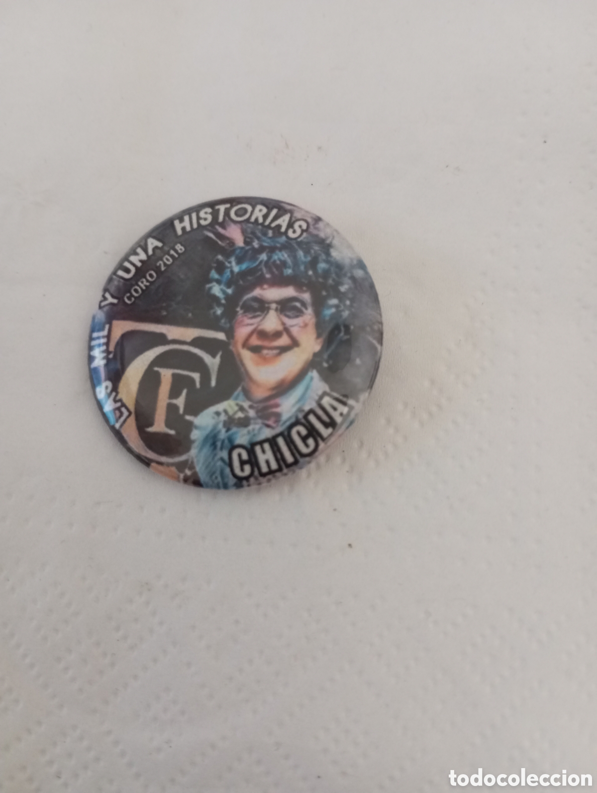 Pins de colecci&oacute;n: Carnaval de C&aacute;diz chapa coro las mil y una historias
