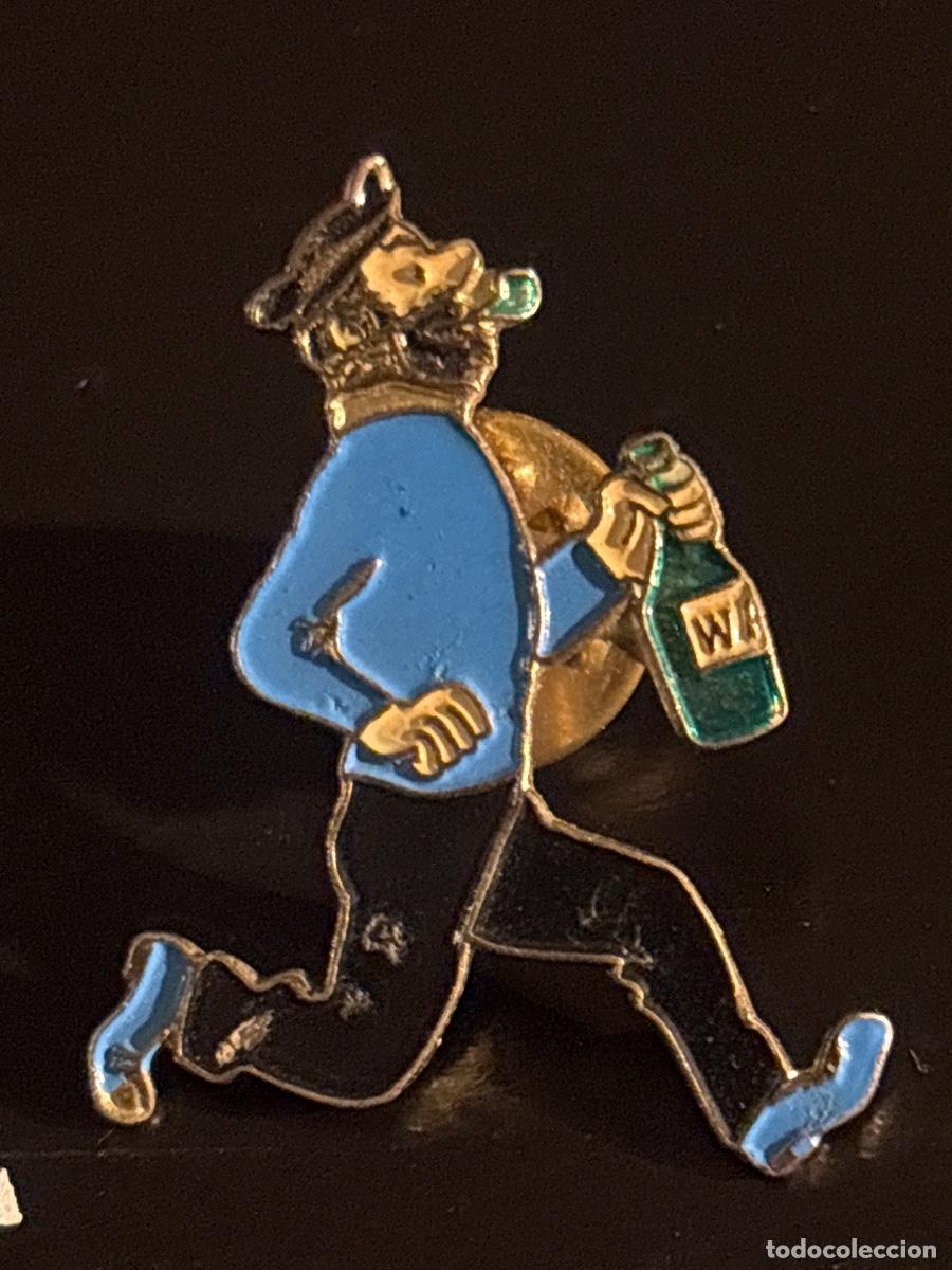 Pins de colecci&oacute;n: Ced Antiguo Pin insignia broche Aguja Tintin Capitan Haddock
