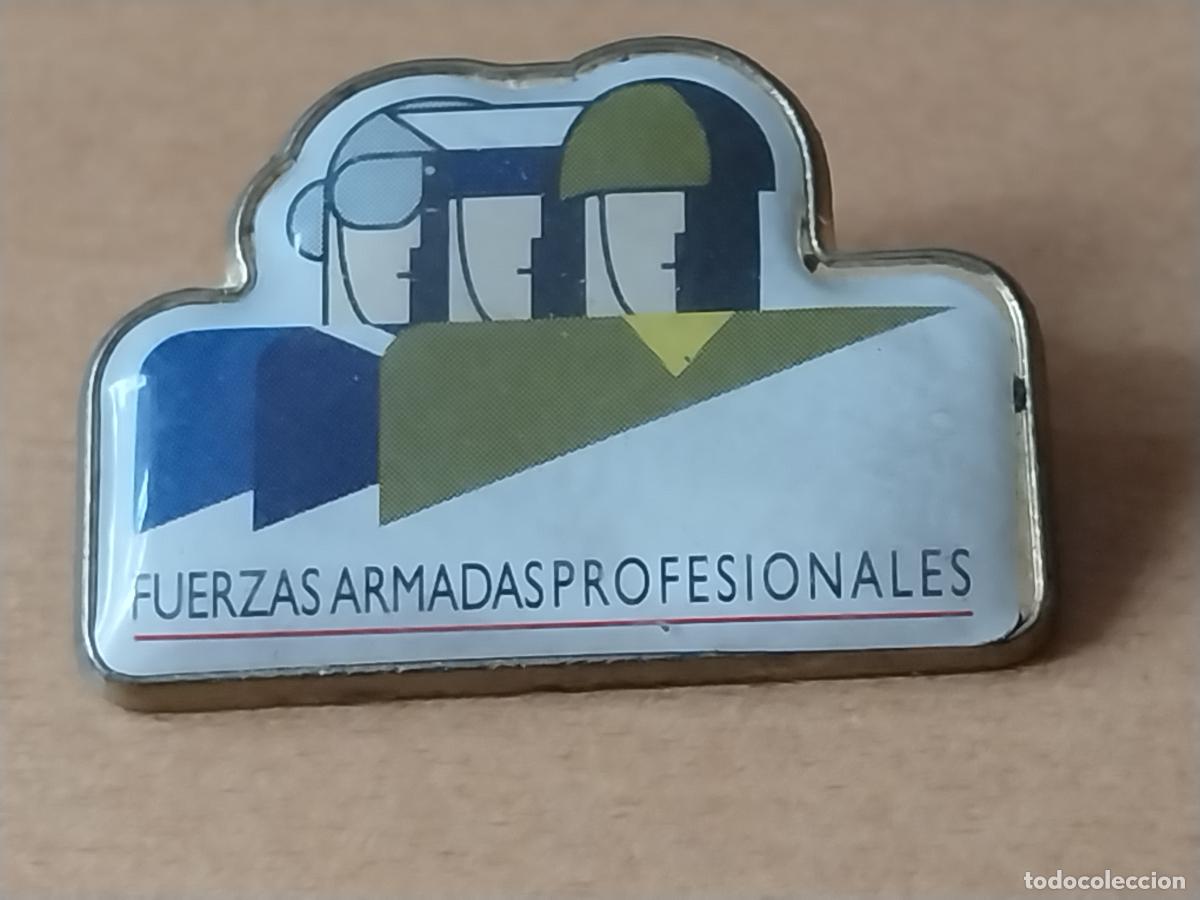 Pins de colecci&oacute;n: FUERZAS ARMADAS PROFESIONALES MILITAR EJERCITO 3CM ANCHO PIN PINCHO GOTA
