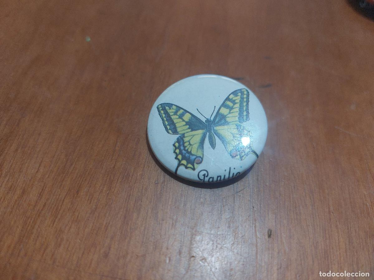 Pins de colecci&oacute;n: MARIPOSA. PAPILIO. CHAPA. PIN. 0,31 MM. MET&Aacute;LICA POR DETR&Aacute;S. SIN USO. DIFICIL