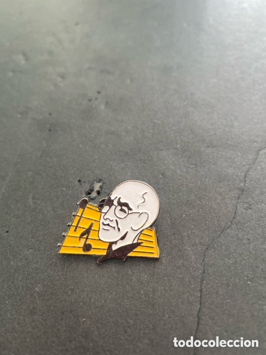Pins de colecci&oacute;n: Pin chapa Manuel de Falla - Foto 1
