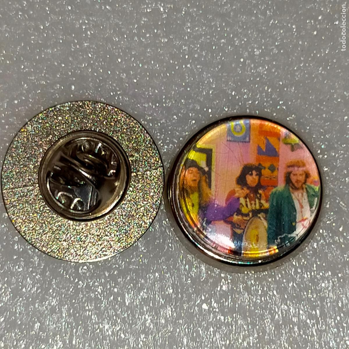 Pins de colecci&oacute;n: pin redondo metal - MUSICA CARNAVAL DE CADIZ CHIRIGOTA LOS YESTERDEY AGRUPACION