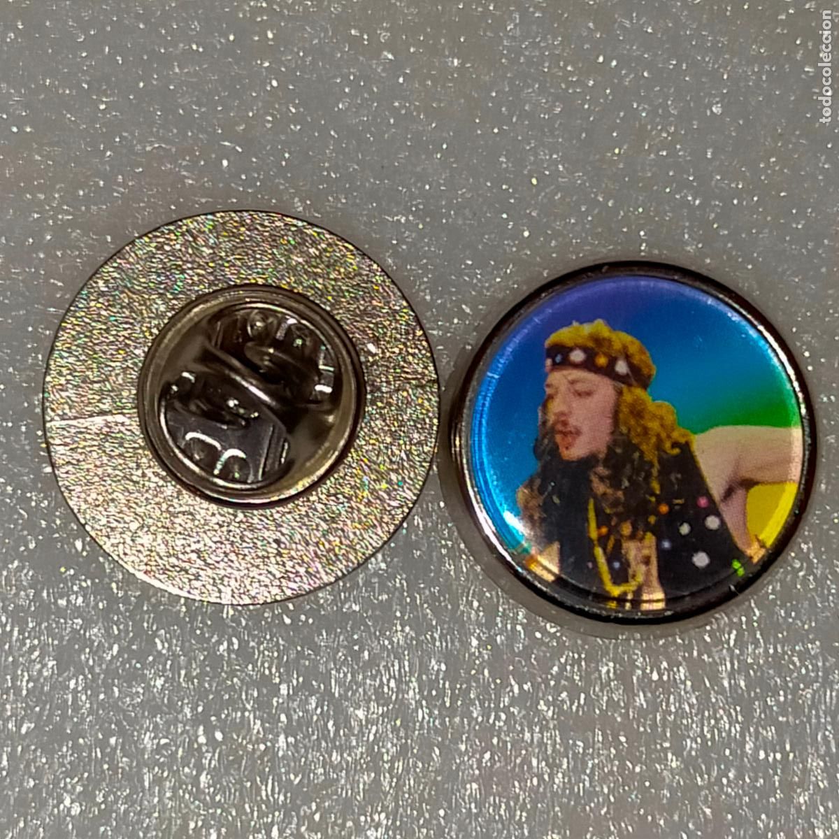 Pins de colecci&oacute;n: pin redondo metal - MUSICA CARNAVAL DE CADIZ CHIRIGOTA LOS YESTERDEY AGRUPACION