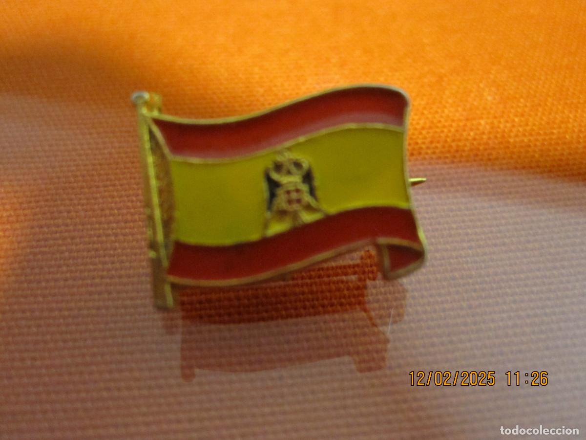 Pins de colecci&oacute;n: ANTIGUA INSIGNIA DE ALFILER ESCUDO BANDERA ESPA&Ntilde;A