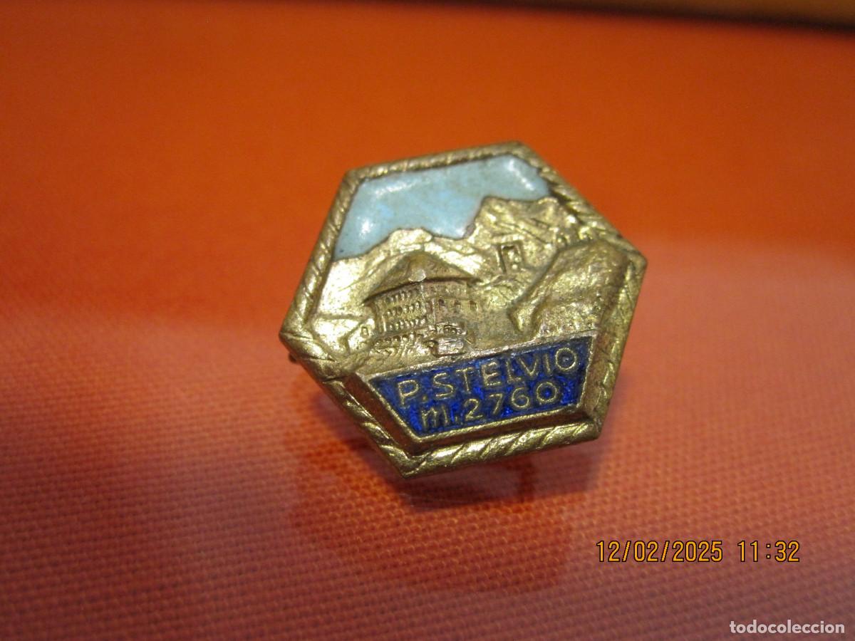 Pins de colecci&oacute;n: ANTIGUA INSIGNIA PINS DE AGUJA P.STELVIO M.2760