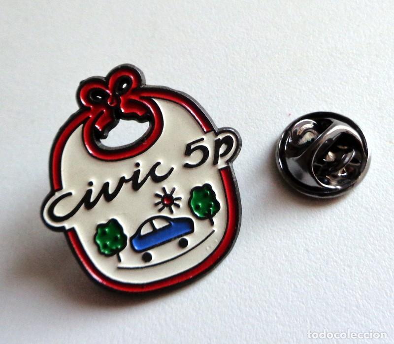 Pins de colecci&oacute;n: PIN ANTIGUO - HONDA CIVIC 5 PUERTAS - HONDA CIVIC - MOTOR COCHES COCHE