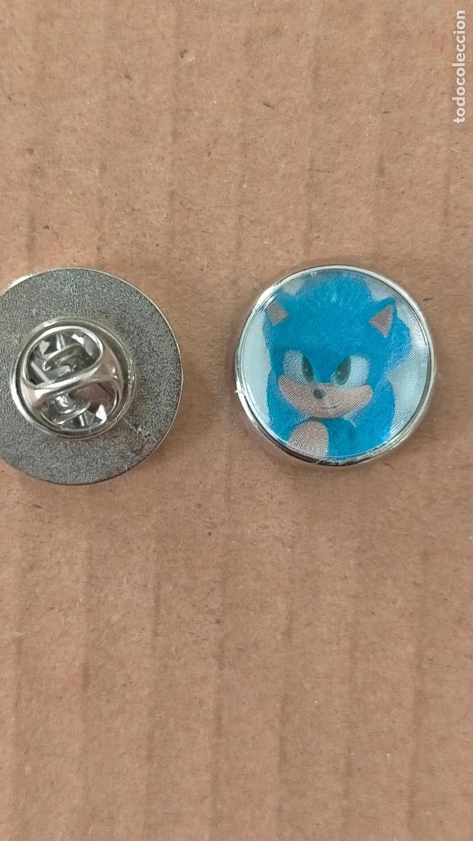 Pins e Spille di collezione: PIN REDONDO METAL - juguetes videojuegos Sonic