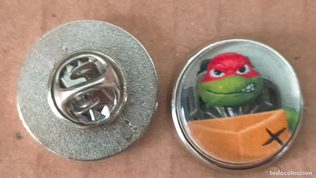 Pins de colecci&oacute;n: PIN REDONDO METAL - juguetes tortugas ninja mutantes