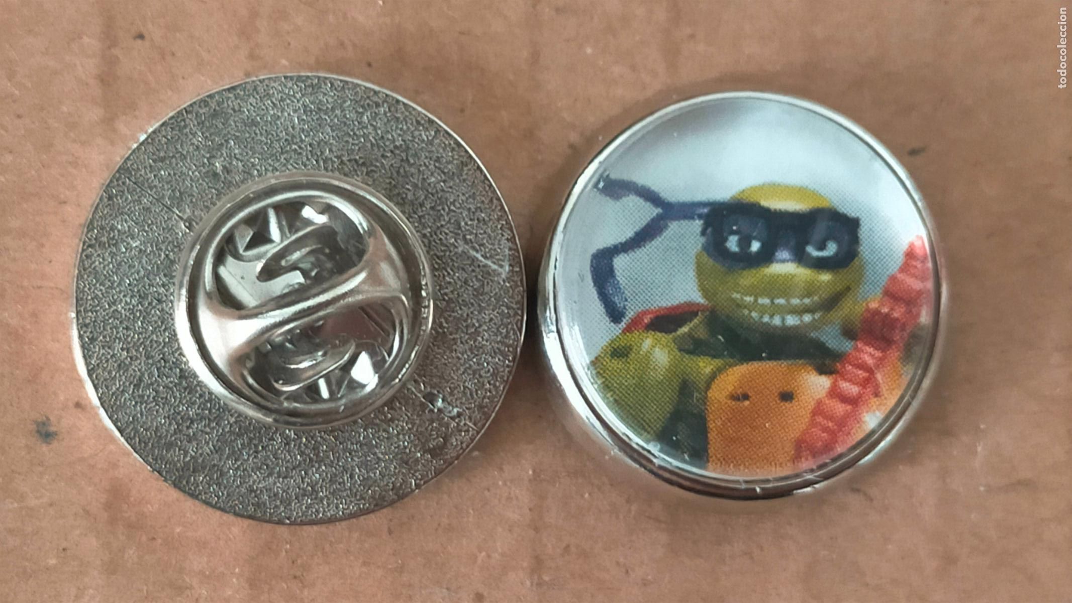 Pins de colecci&oacute;n: PIN REDONDO METAL - juguetes tortugas ninja mutantes