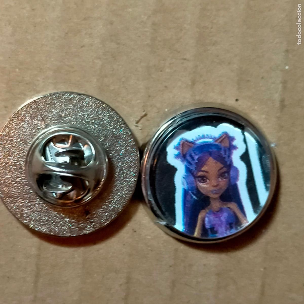Pins de colecci&oacute;n: PIN REDONDO METAL - juguetes MU&Ntilde;ECAS MONSTER HIGH