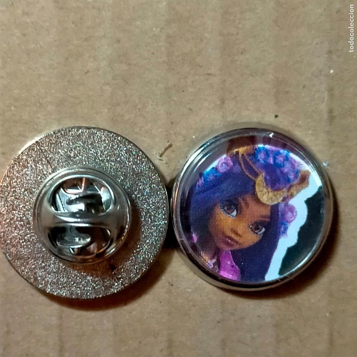 Pins de colecci&oacute;n: PIN REDONDO METAL - juguetes MU&Ntilde;ECAS MONSTER HIGH