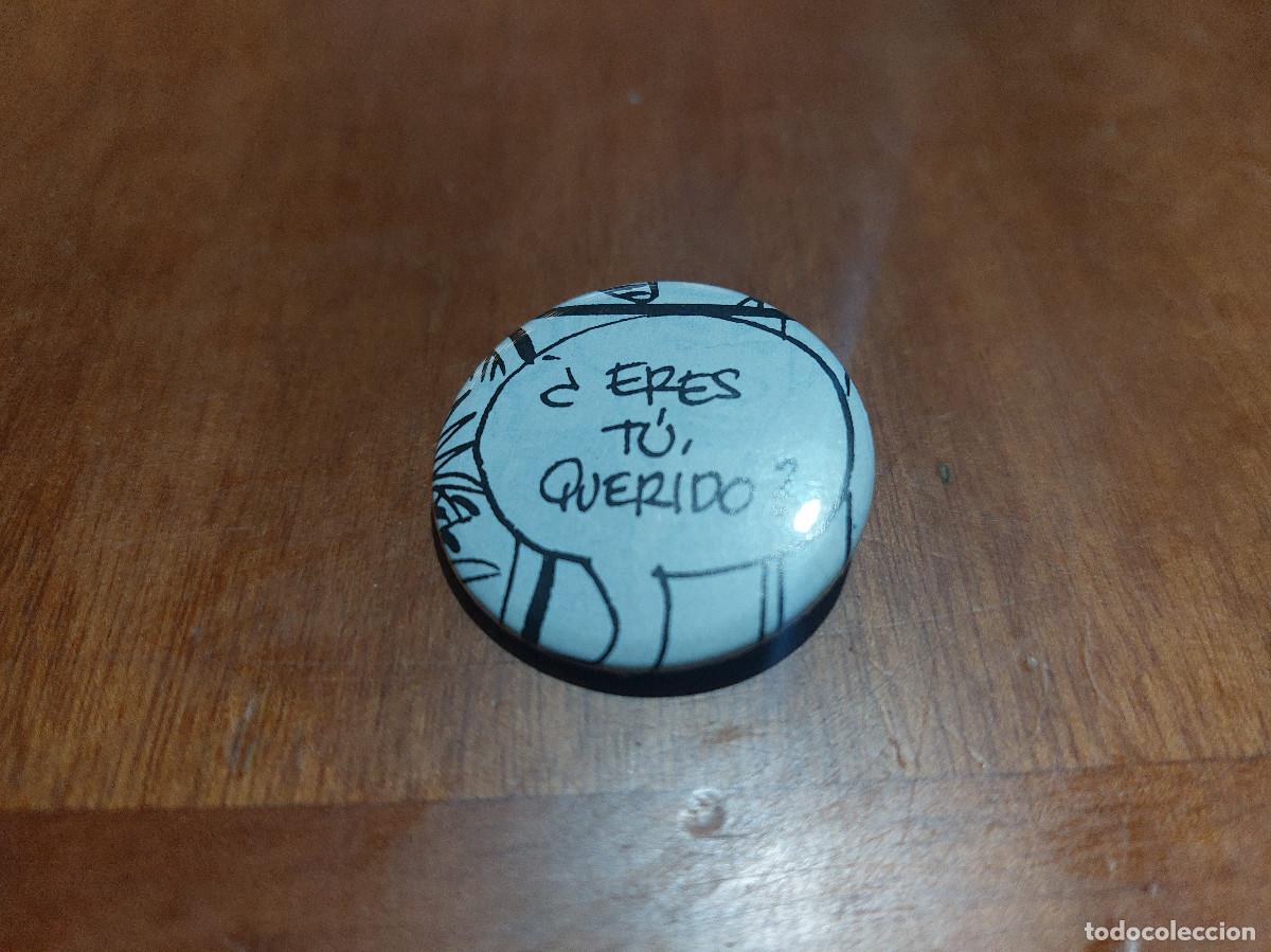 Pins de colecci&oacute;n: &iquest;ERES TU QUERIDO?. BOCADILLO COMIC CHAPA PIN. 0,31 MM MET&Aacute;LICA POR DETR&Aacute;S. SIN USO. DIFICIL