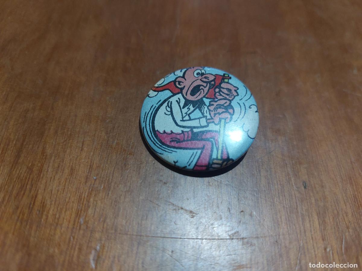 Sammlung von Pins: FILEM&Oacute;N SUBIDO EN PALO. IBA&Ntilde;EZ. COMIC. CHAPA PIN. 0,31 MM MET&Aacute;LICA POR DETR&Aacute;S. SIN USO. DIFICIL